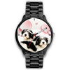 Polish Lowland Sheepdog Print Wrist Watch