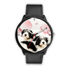 Polish Lowland Sheepdog Print Wrist Watch