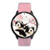 Polish Lowland Sheepdog Print Wrist Watch