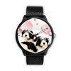 Polish Lowland Sheepdog Print Wrist Watch