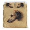 Irish Wolfhound Dog Print Bedding Set