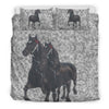 Percheron Horse Print Bedding Set