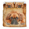 Boxer Dog Print Bedding Set