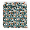 Cavalier King Charles Spaniel Pattern Print Bedding Set