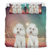 Poodle Dog Print Bedding Sets