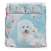 Lovely Bichon Frise Dog Print Bedding Sets