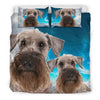 Cute Cesky Terrier Print Bedding Set