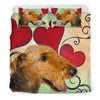 Airedale Terrier Love Print Bedding Sets