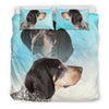 Bluetick Coonhound Dog Print Bedding Sets