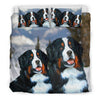 Amazing Bernese Mountain Dog Art Print Bedding Set