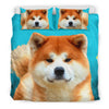 Lovely Akita Dog Print Bedding Set
