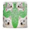 Amazing American Eskimo Dog Print Bedding Set