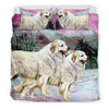 Great Pyrenees Dog Art Print Bedding Set