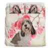 Petit Basset Griffon Print Bedding Set