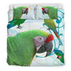 Military macaw Parrot Print Bedding Sets