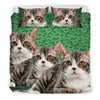 Lovely American Wirehair Cat Print Bedding Set
