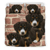 Cute Entlebucher Mountain Dog Print Bedding Set