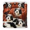 Cute Polish Lowland Sheepdog Print Bedding Sets