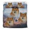 Icelandic Sheepdog Print Bedding Set