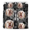 Cute Clumber Spaniel Dog Print Bedding Set