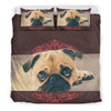 Cutest Pug dog Print Bedding Sets