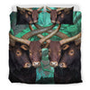 Ankole Watusi Cattle (Cow) Art Print Bedding Set