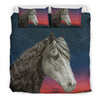 Friesian Horse Print Bedding Sets