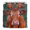 Limousin Cattle (Cow) Art Print Bedding Set