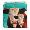 Simmental Cattle (Cow) Print Bedding Set