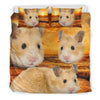 Cute Golden Hamster Print Bedding Sets