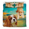 Lovely Cavalier King Charles Spaniel Dog Print Bedding Sets