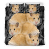 Lovely Golden Hamster Print Bedding Sets