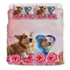 Cardigan Welsh Corgi Heart Print Bedding Sets