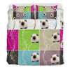 Cute Himalayan guinea pig Multicolored Print Bedding Sets