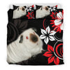 Cute Himalayan guinea pig Print On Black Bedding Sets