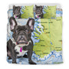 [AI Generated] French Bulldog From Alaska Bedding Set