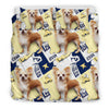 [AI Generated] Chihuahua Dog Pennsylvania Patterns Print Bedding Set