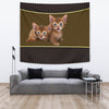 Abyssinian cat Print Tapestry