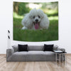 Cute Poodle Puppy Print Tapestry