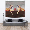 Border Terrier Love Print Tapestry