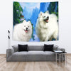 American Eskimo Dog Print Tapestry