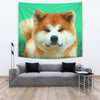 Cute Akita Dog Print Tapestry