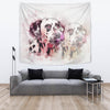 Dalmatian Dog Watercolor Art Print Tapestry