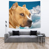 Cute American Staffordshire Terrier Print Tapestry