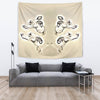 Amazing Whippet Dog Print Tapestry