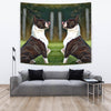 Amazing Boston Terrier Dog Art Print Tapestry