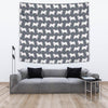 Samoyed Dog Pattern Print Tapestry