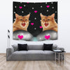 Somali cat Print Tapestry