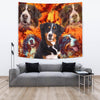 Bernese Mountain Dog Print Tapestry