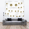 Cute Cat Face Print Tapestry